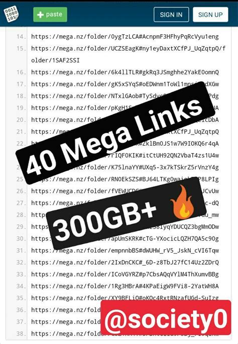 Just wondering if any mega.nz links to share